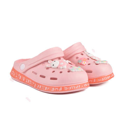 Kids Pink Crocs KD002