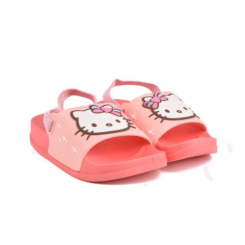 Girls Pink Casual Slippers KD59