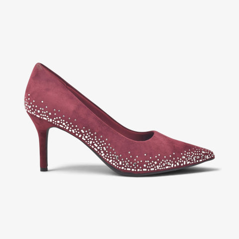 Women Maroon Fancy Court Shoes WM1308