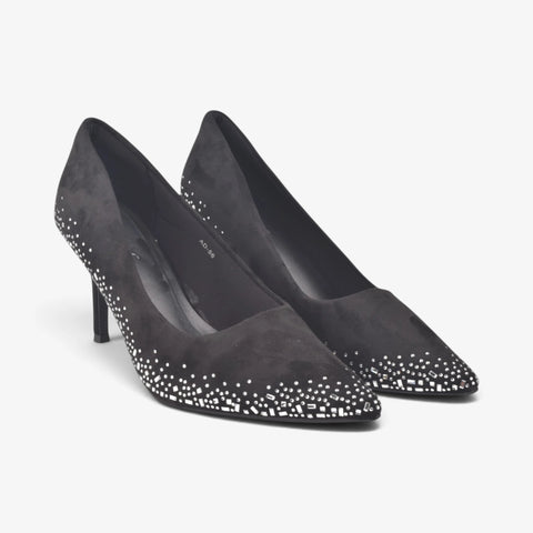 Women Black Fancy Court Shoes WM1308