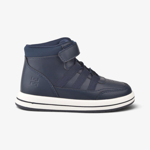 Boys Navy Long Boots KDJ549