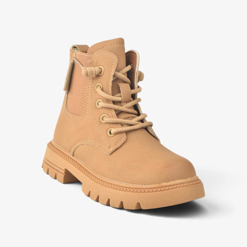 Boys Beige Long Boots KDJ592
