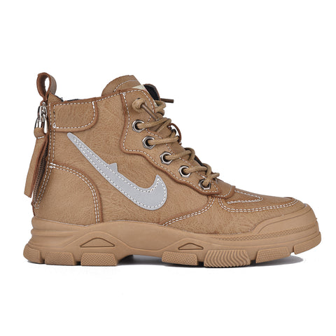 Boys Brown Long Boots KD210