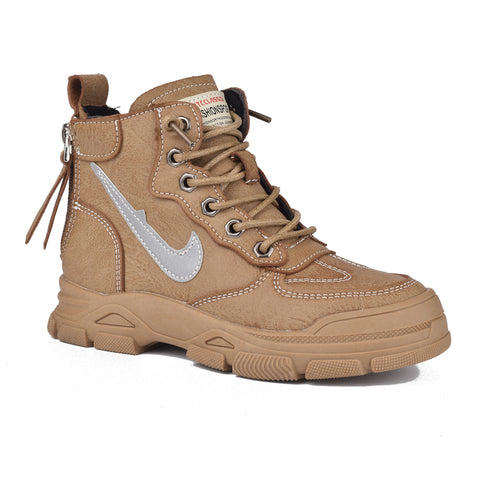 Boys Brown Long Boots KD210