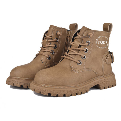 Boys Brown Long Boots KD211