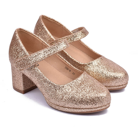 Girls Golden Fancy Heals KD1073