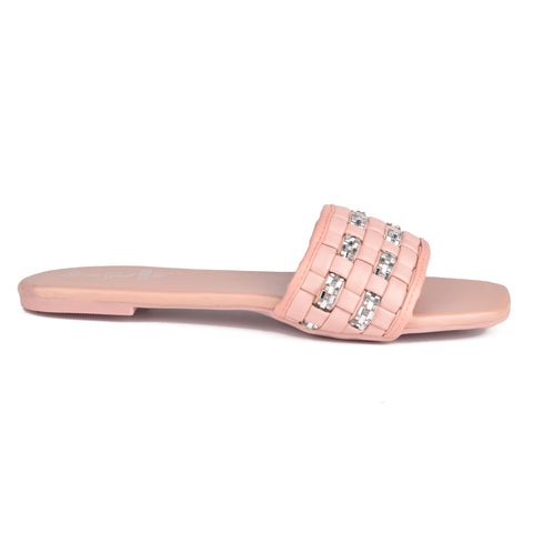 Pink Casual Slippers WN905