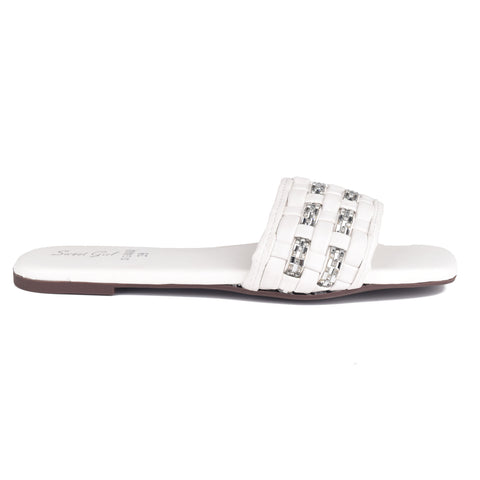 White Casual Slippers WN905