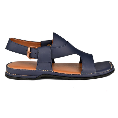 Matte Navy Panjedar Chappal