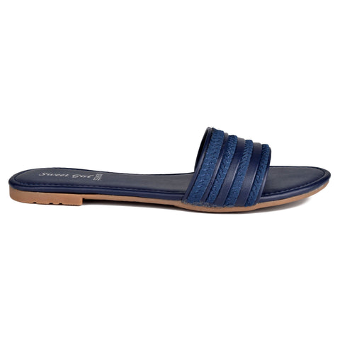 Navy Casual Slippers WN8096