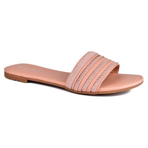 Pink Casual slippers WN8096