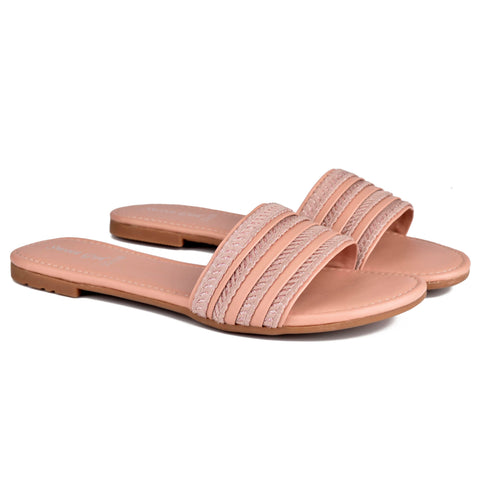 Pink Casual slippers WN8096
