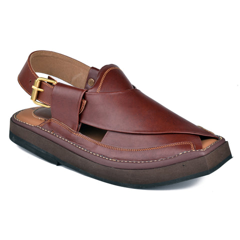 Burgundy Kaptann Chappal
