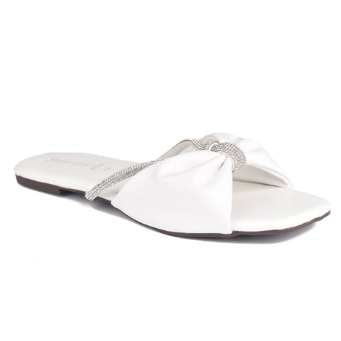 White Casual Slippers WN902