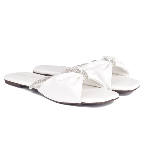 White Casual Slippers WN902
