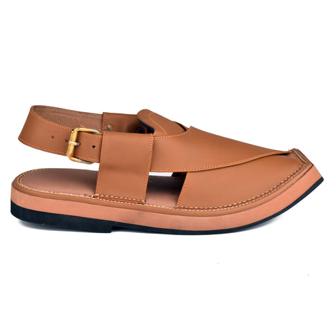 Matte Nue Brown Kaptann Chappal