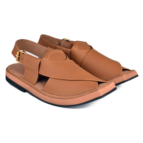 Matte Nue Brown Kaptann Chappal