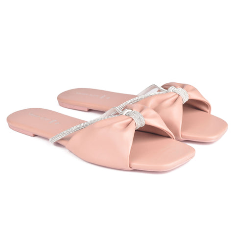 Pink Casual Slippers WN902