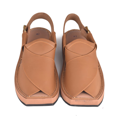 Matte Nue Brown Kaptann Chappal