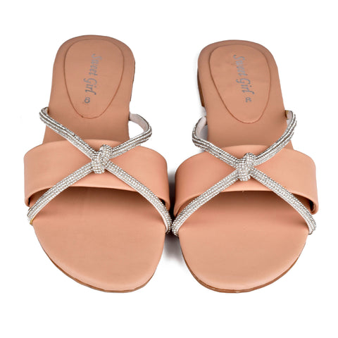 Pink Casual Slippers WN8098