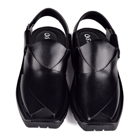 Black Kaptan Chappal