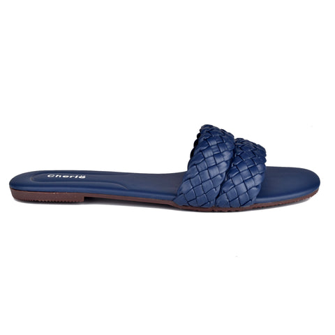 Navy Casual Slippers WN901