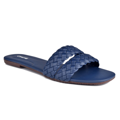 Navy Casual Slippers WN901