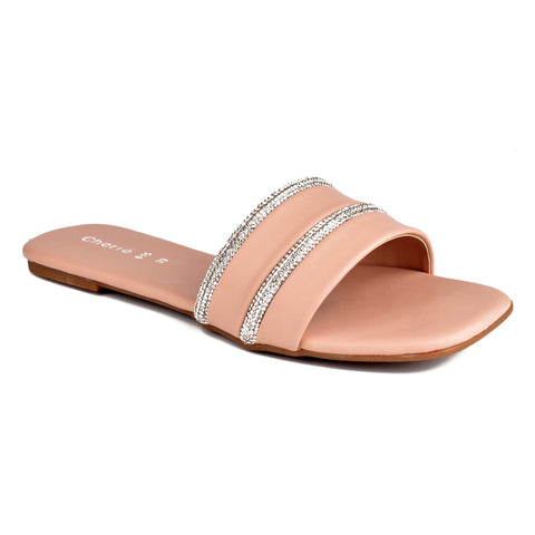Pink Casual Slippers WN8079