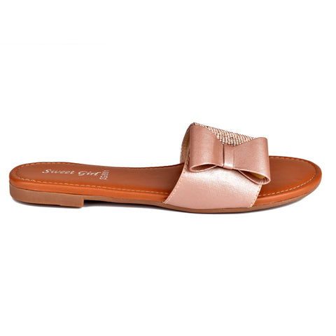 Peach  Fancy Slippers WN8072