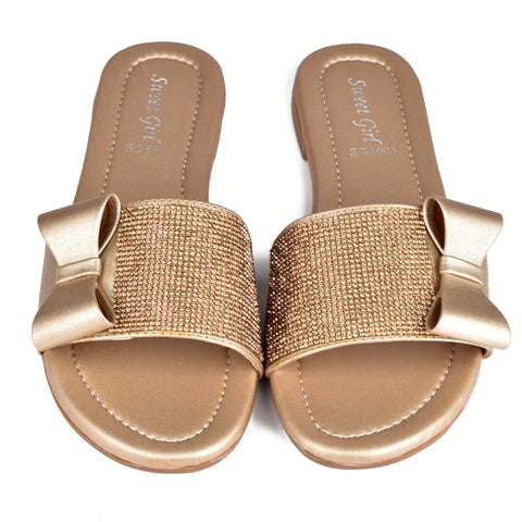 Golden Fancy Slippers WN8072