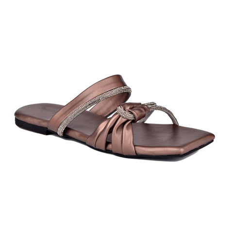 Grey Fancy Slippers WN922