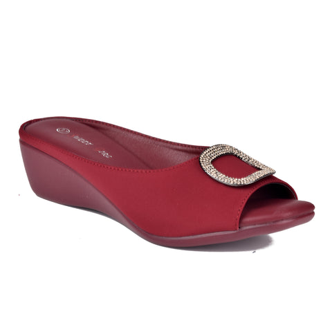 Maroon Comfit Wedges WN9079