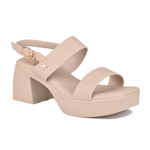 Biege Comfit Block Heel sandals WN9083