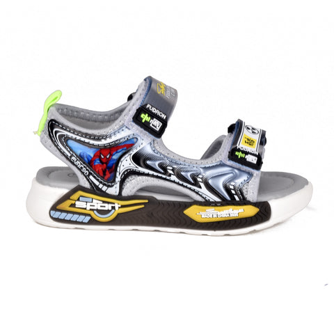Boys Grey Casual Sandal KD116