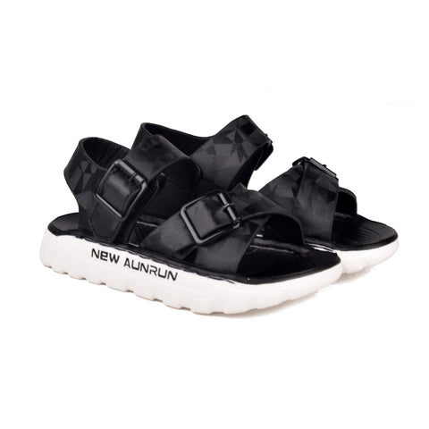 Boys Black Casual Sandal KD123