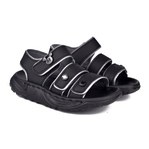 Boys Black Casual Sandal KD119