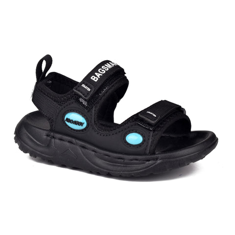Boys Black Casual Sandal KD121A