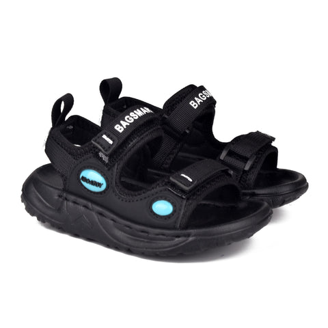 Boys Black Casual Sandal KD121A