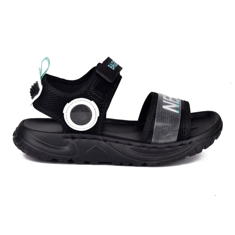 Boys Black Casual Sandal KD120