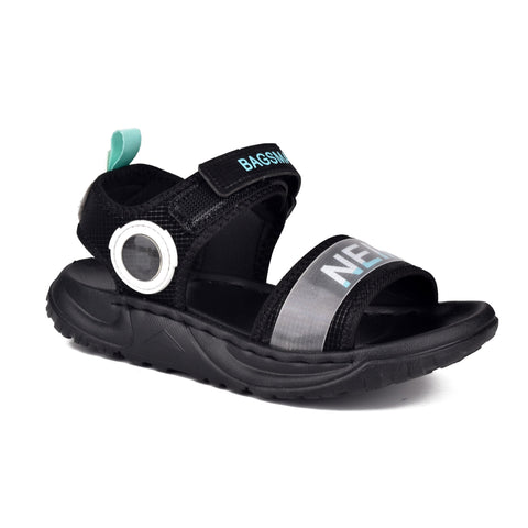 Boys Black Casual Sandal KD120A