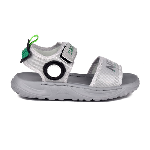 Boys Grey Casual Sandal KD120