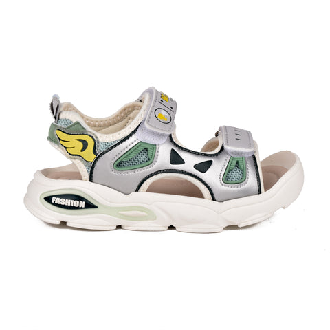 Boys Grey Casual Sandal KD118