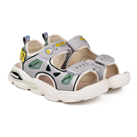 Boys Grey Casual Sandal KD118