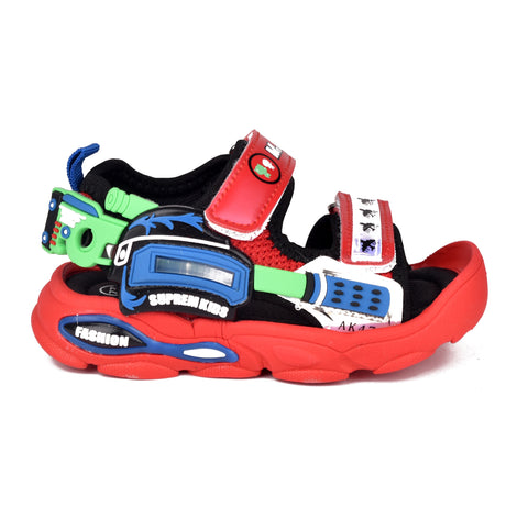 Boys Red Casual Sandal KD114