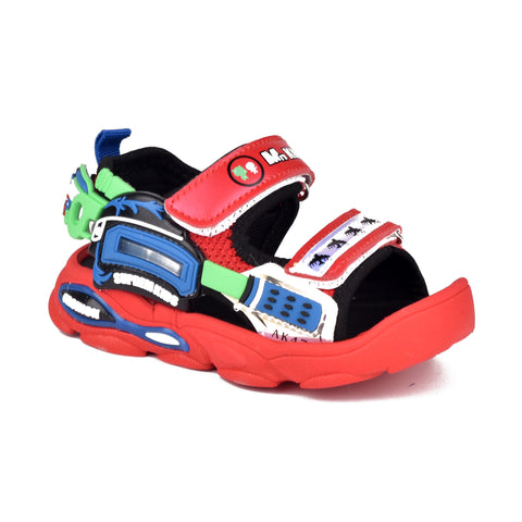 Boys Red Casual Sandal KD114