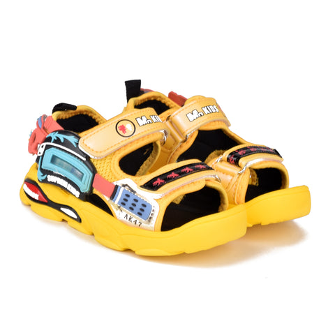 Boys Yellow Casual Sandal KD114