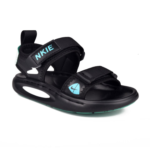 Boys Black Casual Sandal KD098