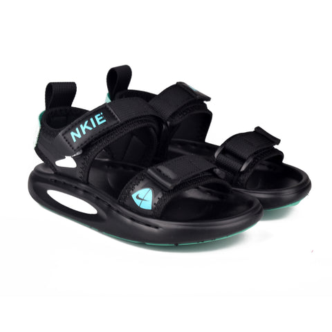 Boys Black Casual Sandal KD098