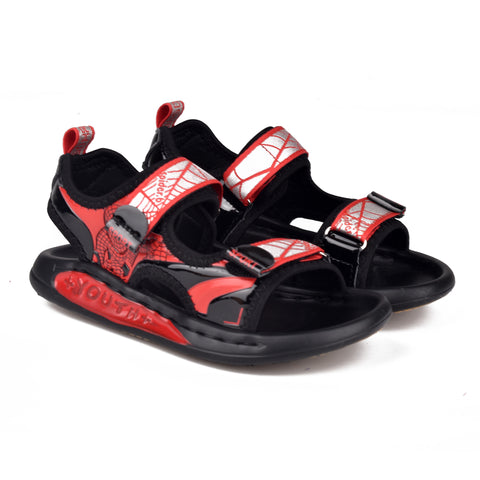 Boys Red Casual Sandal KD101