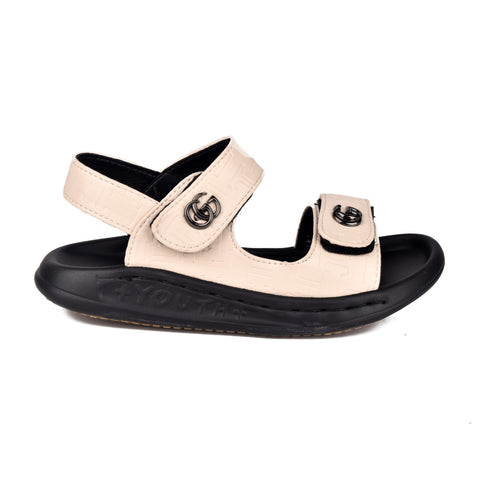 Boys Beige Casual Sandal KD099